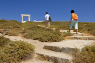Greece Stock Photography. The Portara of Naxos. Naxos Island, Cyclades Islands, Greece, Europe.
